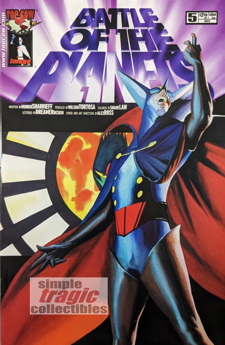 Battle Of The Planets #5 Comic Book Cover Art by Alex Ross