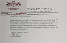 Load image into Gallery viewer, The Beatles Experience #1 Comic Book Letter
