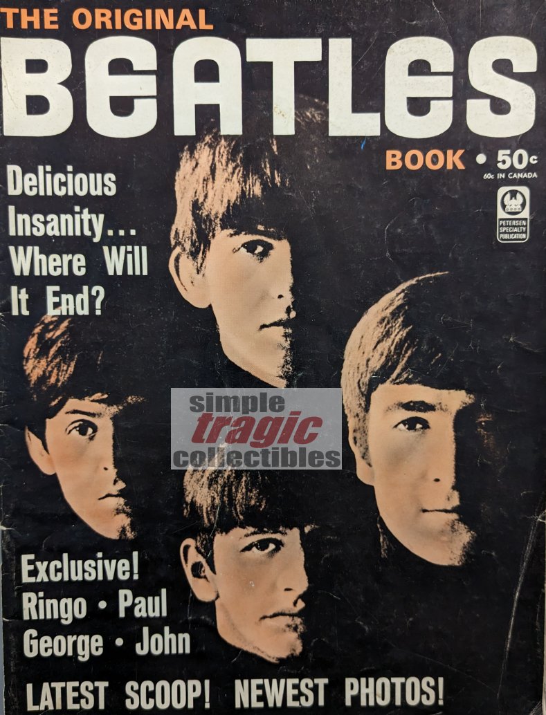 The Original Beatles Book Magazine Cover Art 1964