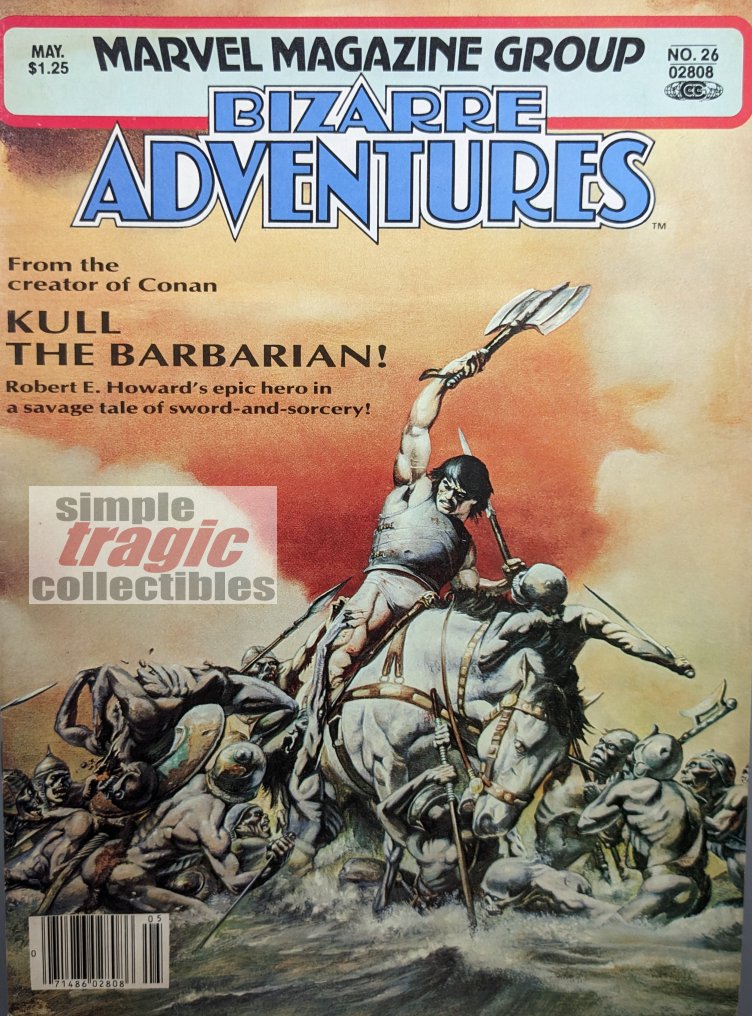 Bizarre Adventures #26 Magazine Cover Art by John Bolton