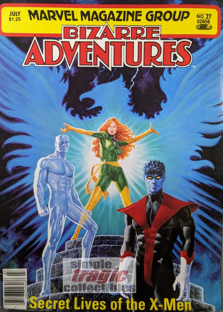 Bizarre Adventures #27 Magazine Cover Art by Paul Gulacy