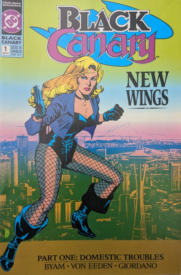 Black Canary #1 Comic Book Cover Art by Dick Giordano