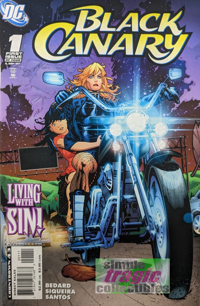Black Canary #1 Comic Book Cover Art
