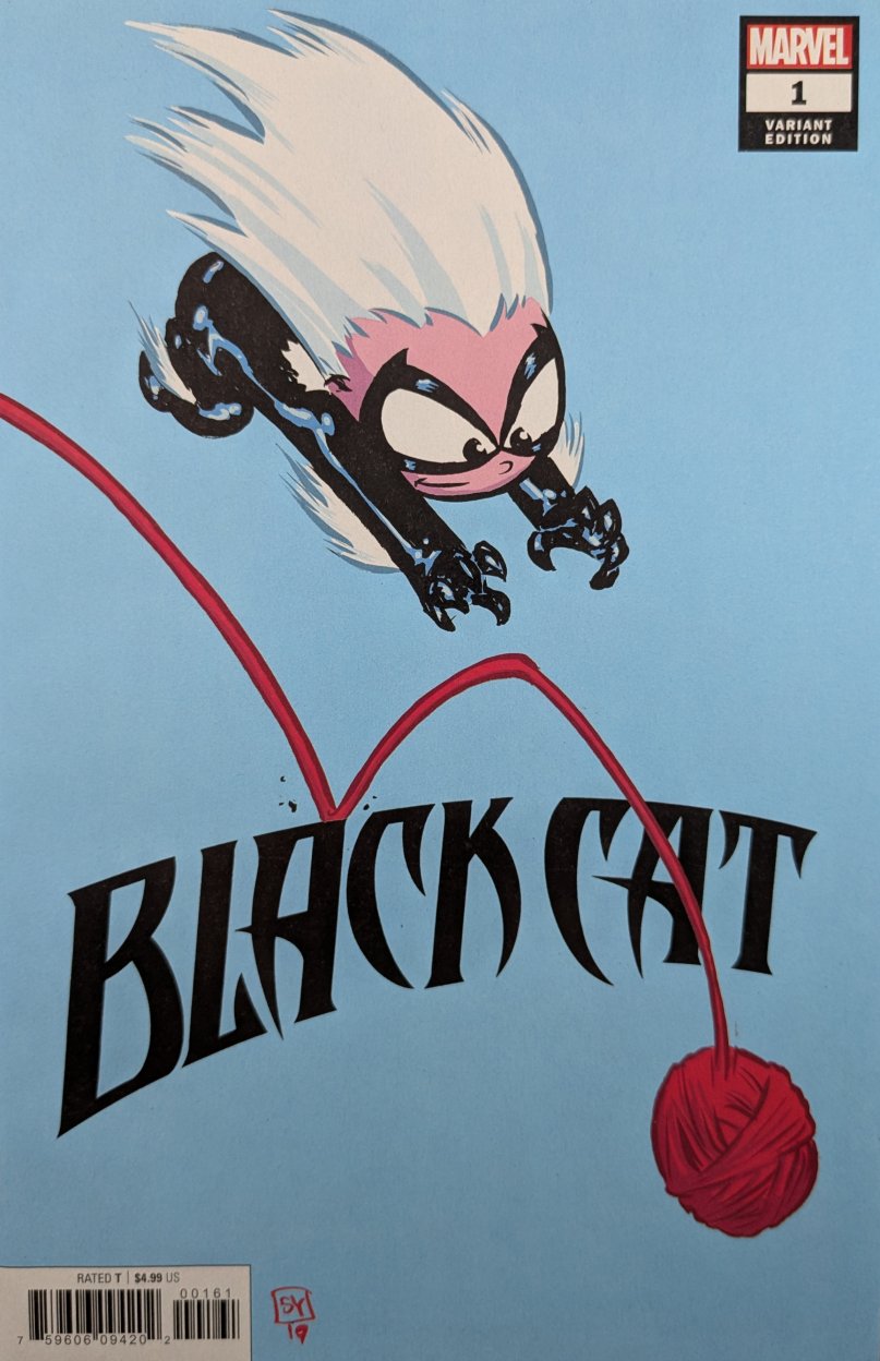 Black Cat #1 Comic Book Cover Art by Skottie Young