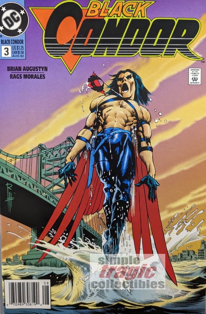 Black Condor #3 Comic Book Cover Art