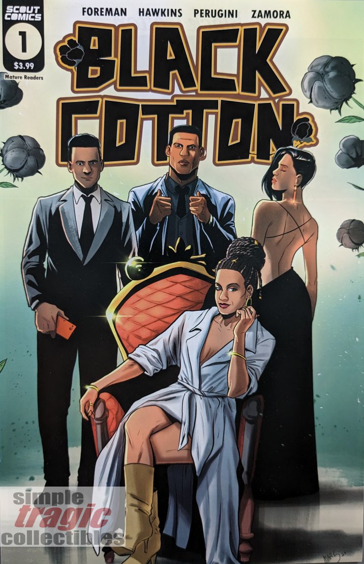 Black Cotton #1 2nd Printing Comic Book Cover Art