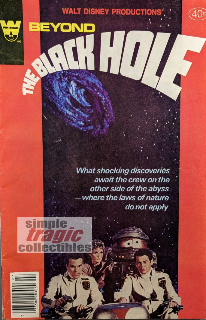 Walt Disney The Black Hole #3 Comic Book Cover Art