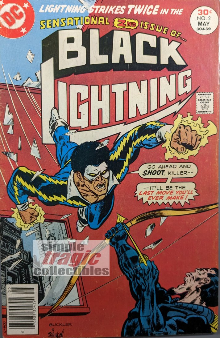 Black Lightning #2 Comic Book Cover Art by Rich Buckler