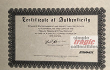 Load image into Gallery viewer, Black Terror #1 Black Foil Variant Comic Book COA
