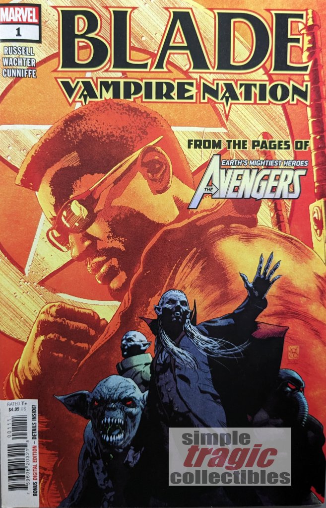 Blade: Vampire Nation #1 Comic Book Cover Art