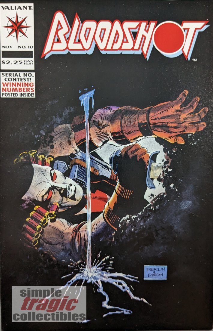 Bloodshot #10 Comic Book Cover Art by Don Perlin