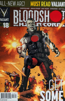 Bloodshot And H.A.R.D.CORPS #18 Variant Comic Book Cover Art by Lewis LaRosa
