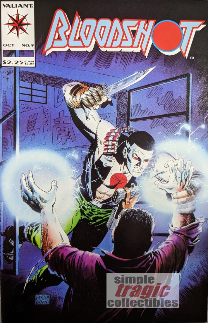 Bloodshot #9 Comic Book Cover Art by Don Perlin