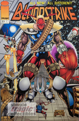 Bloodstrike #25 Comic Book Cover Art by Rob Liefeld