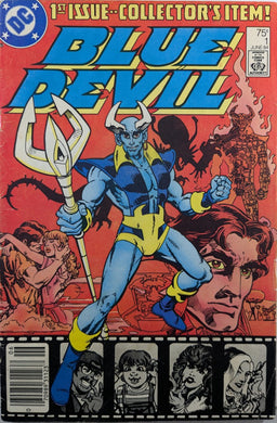 Blue Devil #1 Comic Book Cover Art by Paris Cullins