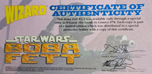 Load image into Gallery viewer, Wizard Star Wars: Boba Fett #1/2 Comic Book COA
