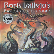 Load image into Gallery viewer, 2000 Boris Vallejo Fantasy 12 Month Calendar Front Cover Art
