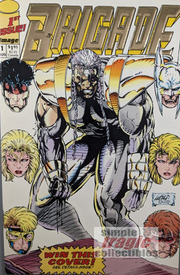 Brigade #1 Gold Edition Comic Book Cover Art by Rob Liefeld