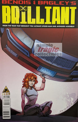 Brilliant #3 Comic Book Cover Art by Mark Bagley