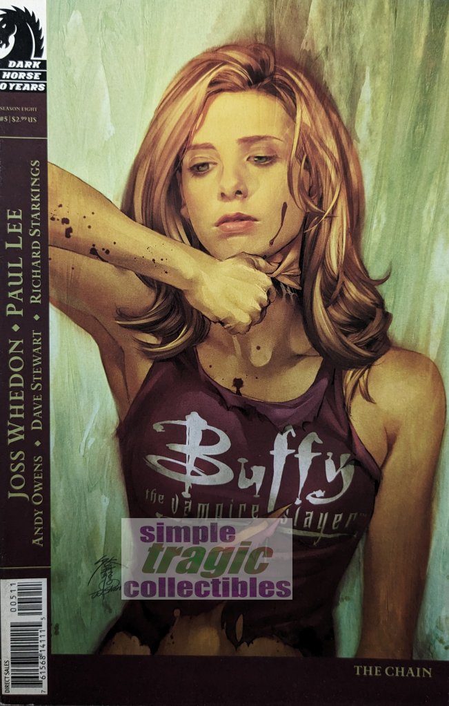 Buffy The Vampire Slayer #5 Comic Book Cover Art by Jo Chen
