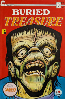 Buried Treasure #3 Comic Book Cover Art by Dick Briefer