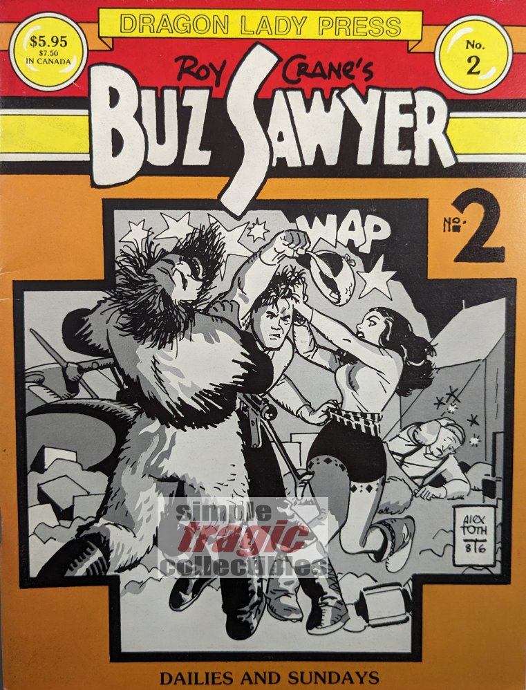 Buz Sawyer Quarterly #2 Magazine Cover Art by Alex Toth