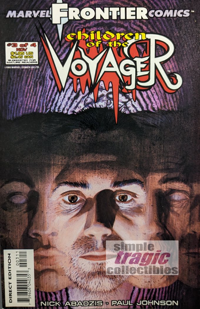 Children Of The Voyager #3 Comic Book Cover Art