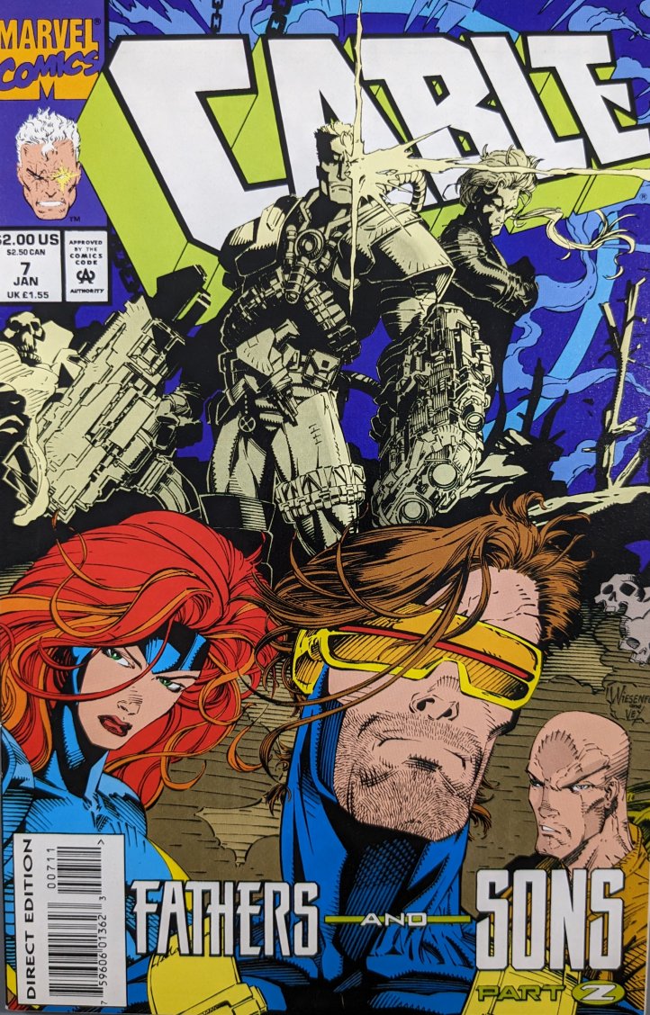 Cable #7 Comic Book Cover Art by Aron Wiesenfeld