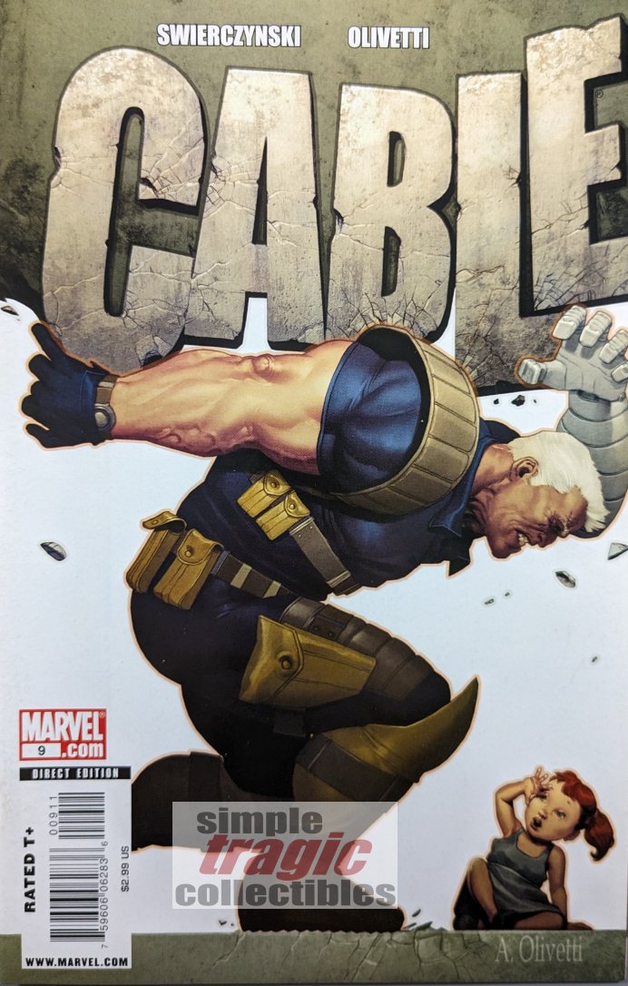 Cable #9 Comic Book Cover Art by Ariel Olivetti