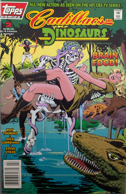Cadillacs And Dinosaurs #2 Comic Book Cover Art by Dick Giordano