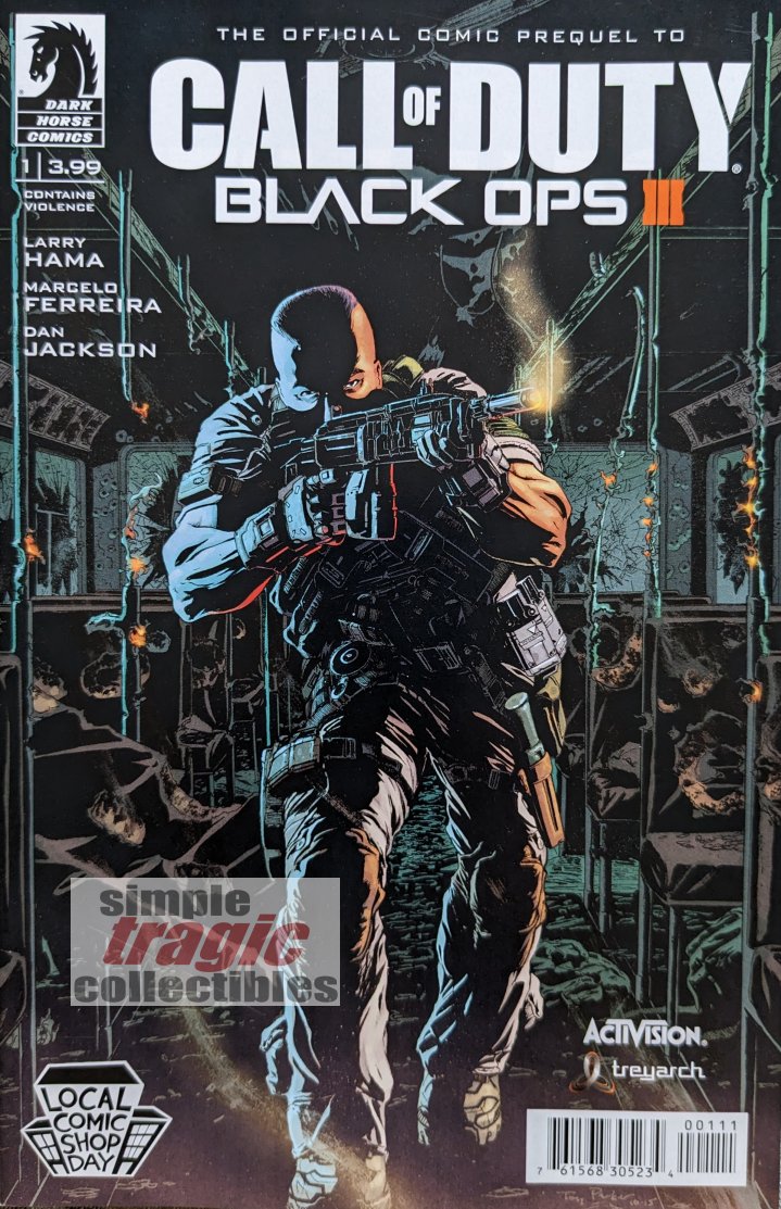 Call Of Duty: Black Ops III  #1 Variant Comic Book Cover Art by Tony Parker