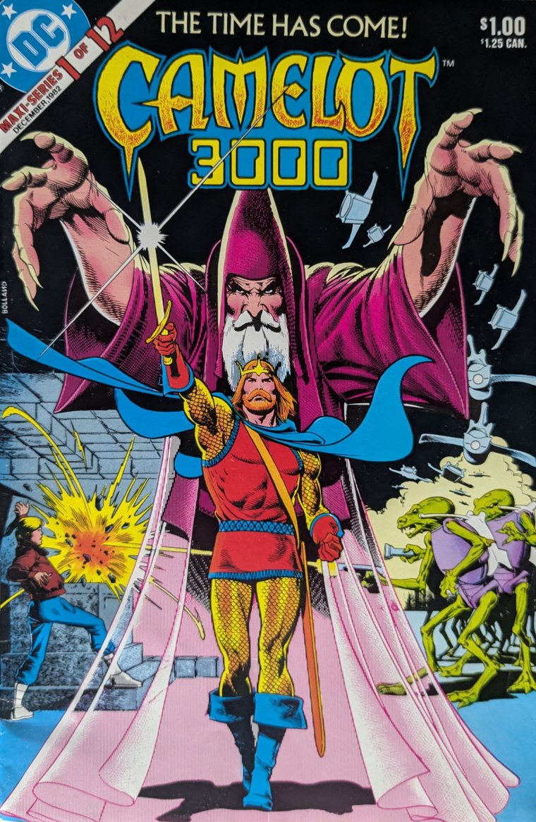 Camelot 3000 #1 Comic Book Cover Art by Brian Bolland