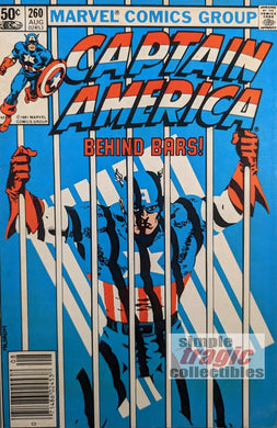 Captain America #260 Comic Book Cover Art by Al Milgrom