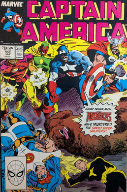 Captain America #352 Comic Book Cover Art by Kieron Dwyer