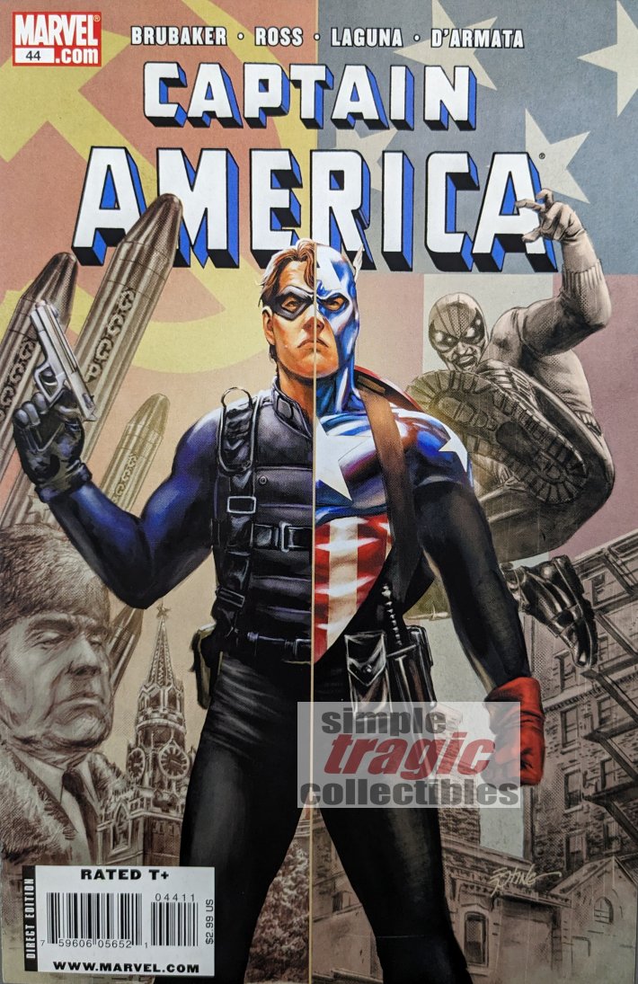 Captain America #44 Comic Book Cover Art by Steve Epting