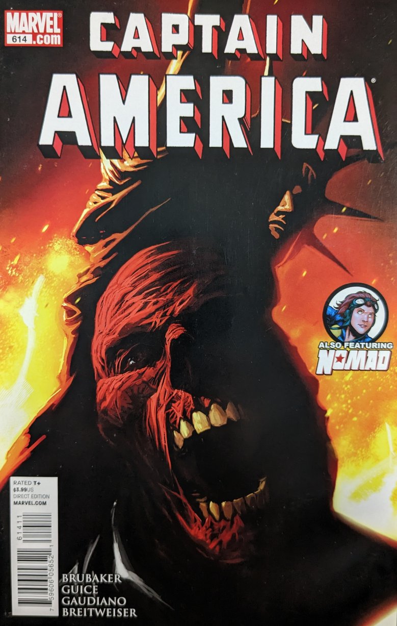 Captain America #614 Comic Book Cover Art by Marko Djurdjevic