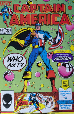 Captain America #307 Comic Book Cover Art by Paul Neary