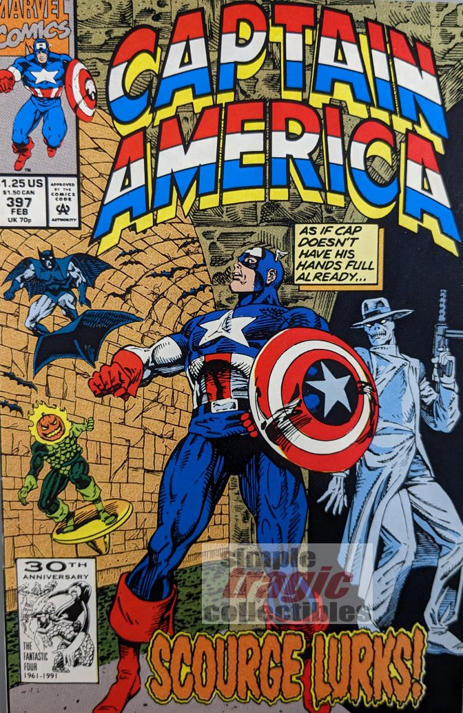 Captain America #397 Comic Book Cover Art