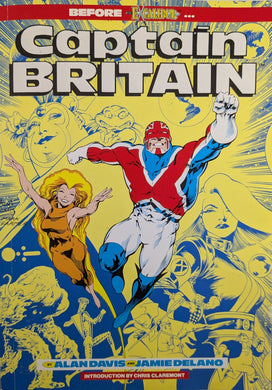 Captain Britain Trade Paperback Cover Art by Alan Davis