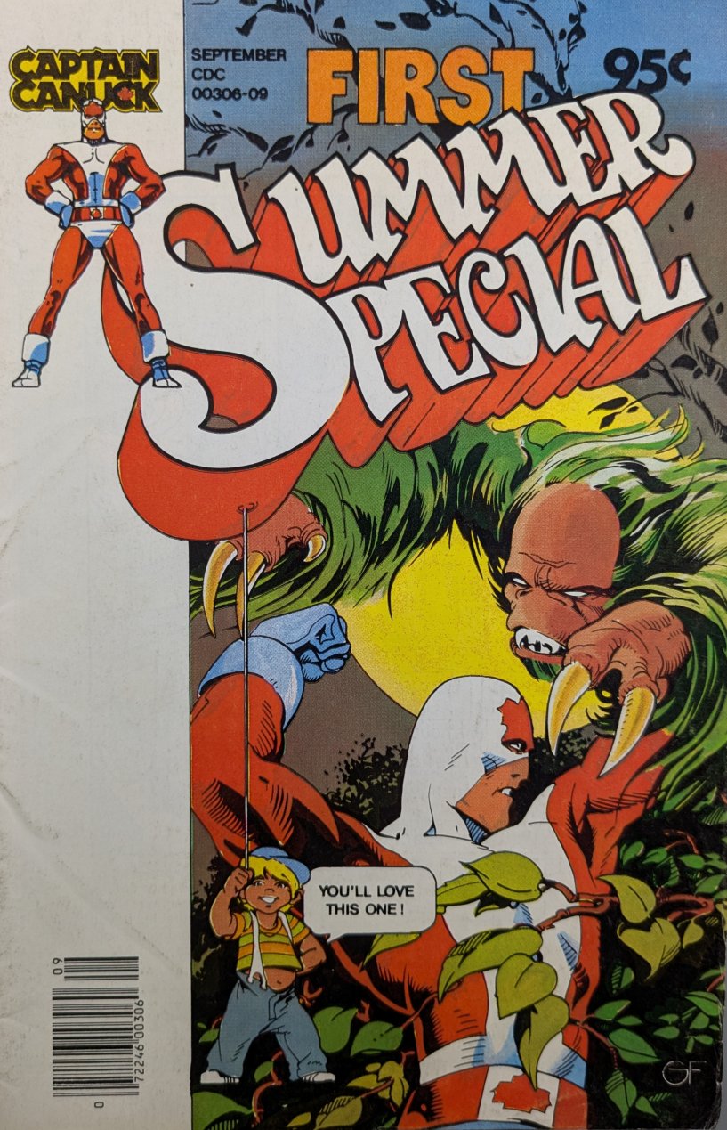Captain Canuck: First Summer Special #1 Comic Book Cover Art by George Freeman