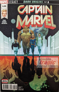 Captain Marvel #125 Comic Book Cover Art