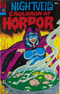 Nightveil's Cauldron Of Horror #1 Comic Book Cover Art by Mark Heike