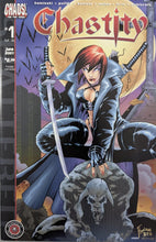 Load image into Gallery viewer, Chastity Shattered #1 Comic Book Cover Art by Adriano Batista
