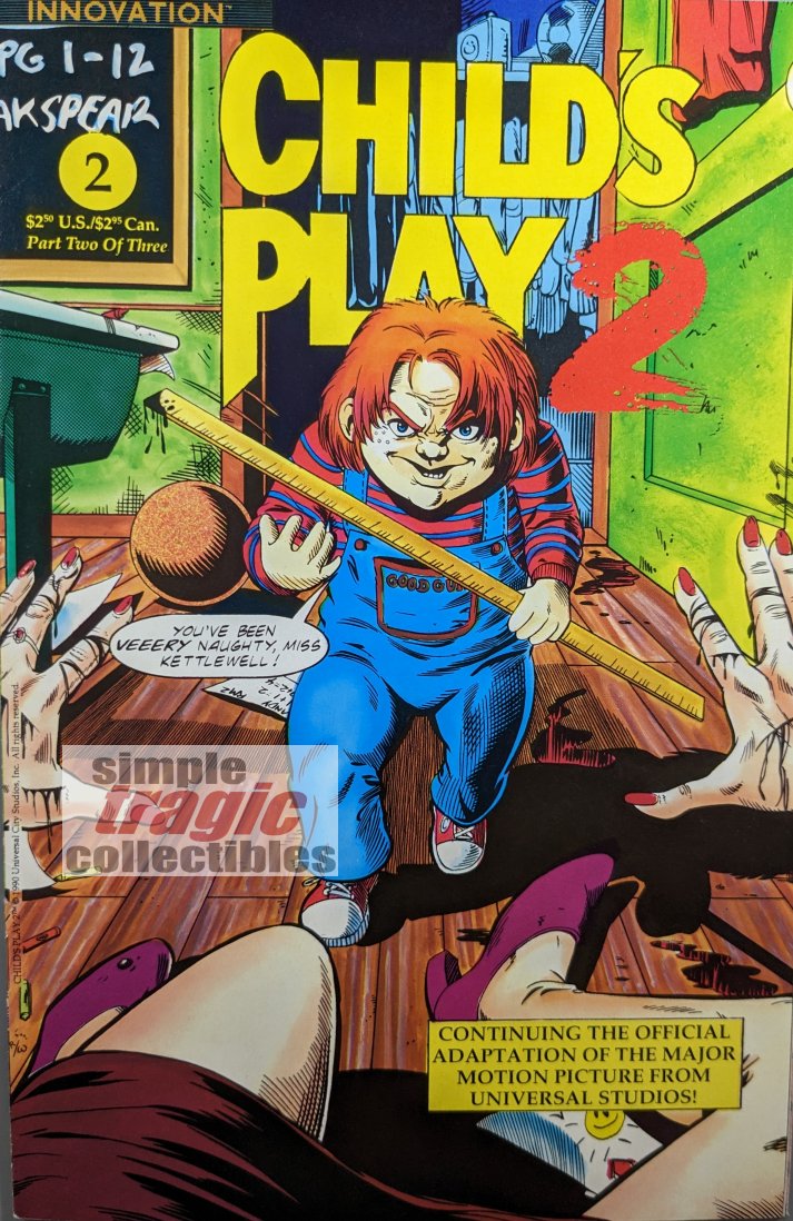 Child's Play 2 #2 Comic Book Cover Art