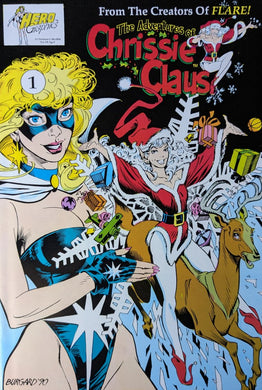 Adventures Of Chrissie Claus, The (1991) #1 Comic Book Cover Art by Tim Burgard