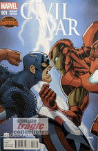 Load image into Gallery viewer, Civil War #1 Comic Book Cover Art by Todd Nauck
