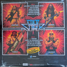 Load image into Gallery viewer, COLD SLITHER - San Diego Comic-Con 2025 Hasbro Exclusive Vinyl Record Back Cover Art
