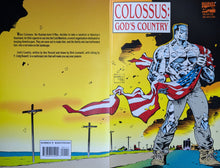 Load image into Gallery viewer, Colossus: God's Country TPB Comic Book Wraparound Cover Art by Rick Leonardi
