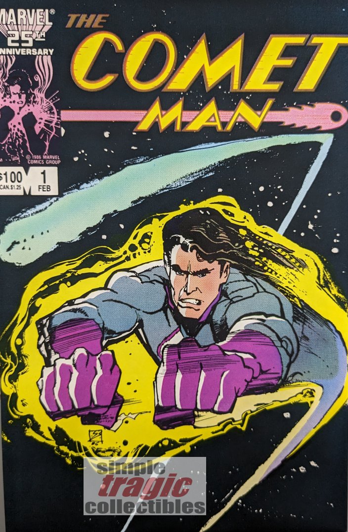 Comet Man #1 Comic Book Cover Art by Bill Sienkiewicz