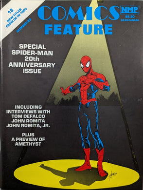 Comics Feature #1 (December, 1982) Magazine Cover Art by Mike Harris